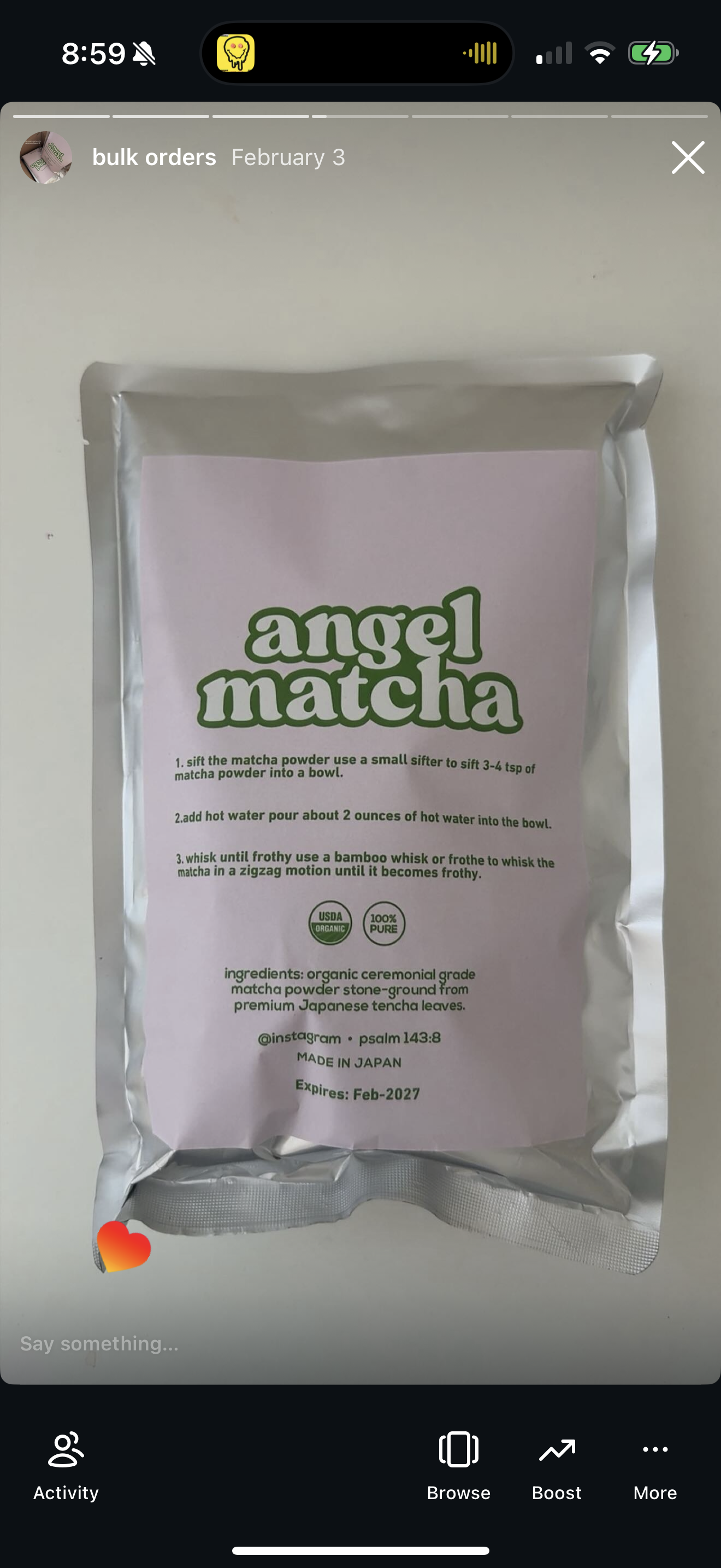 500 Gram Bulk Angel Matcha